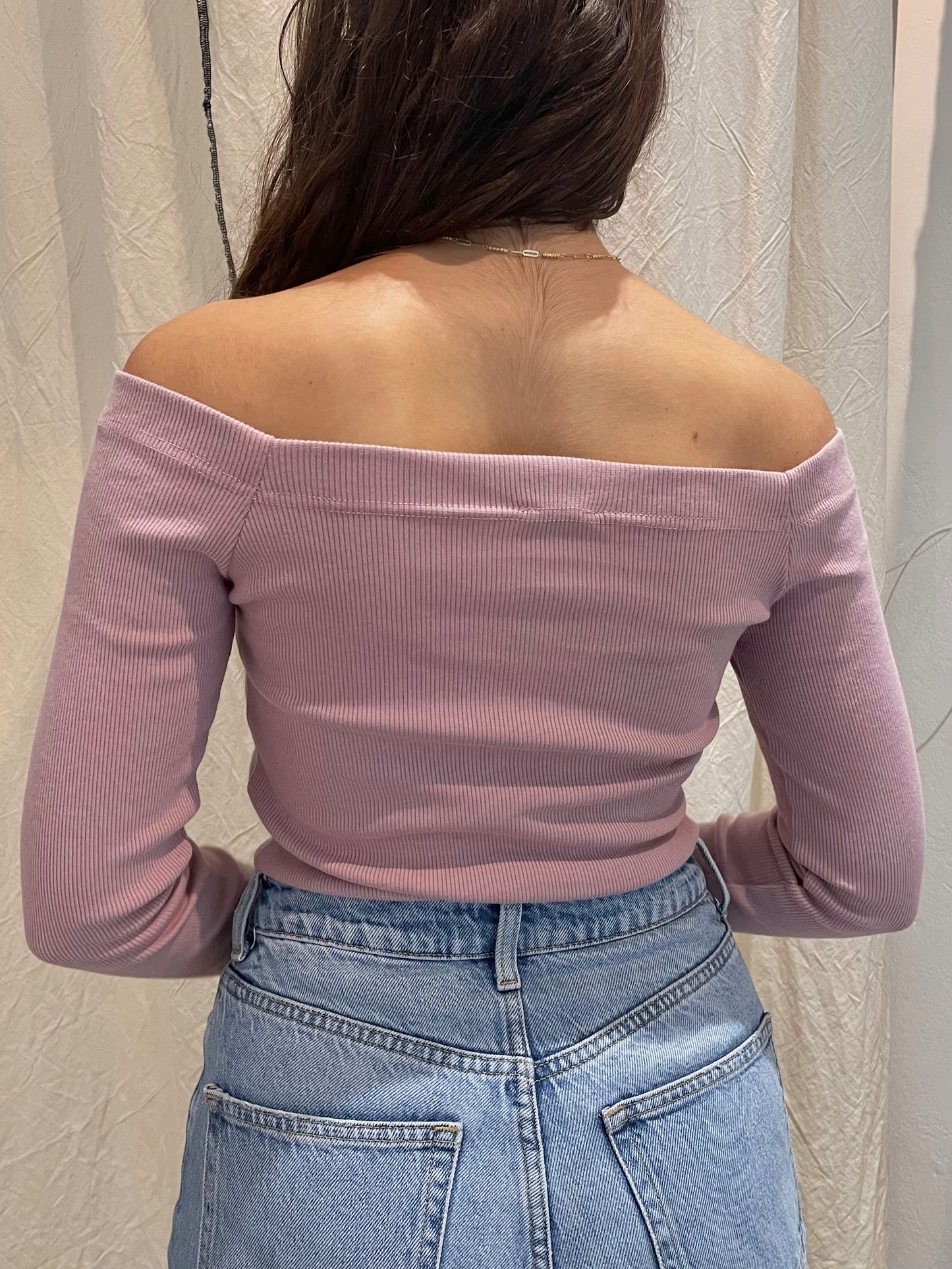 Bodysuit Rib Dusty Pink
