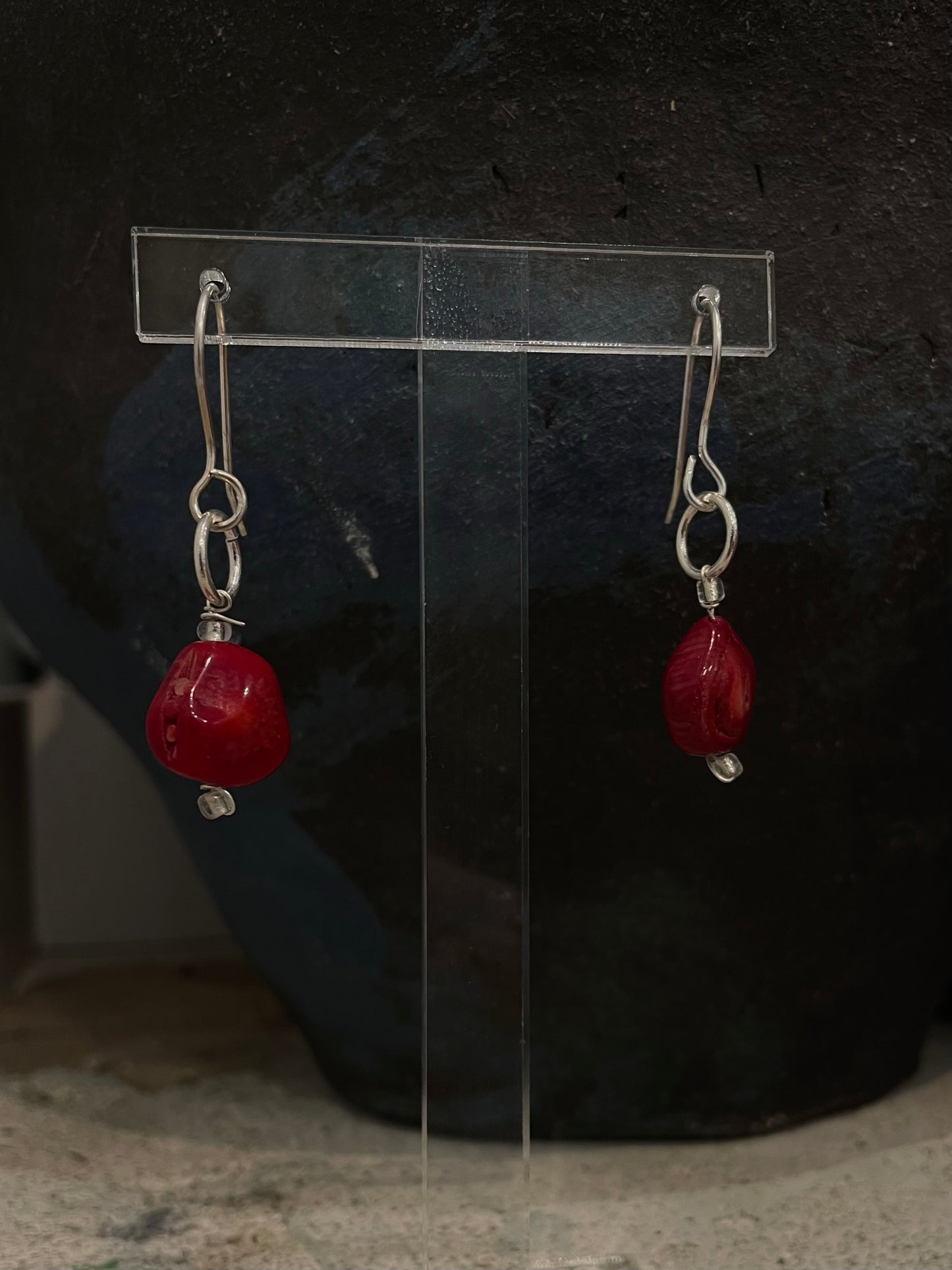 Coral Earrings Small