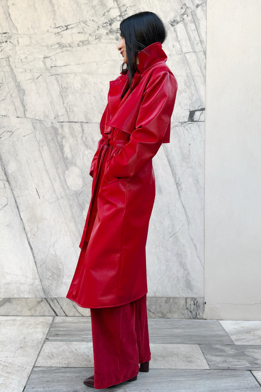 Scarlet Trench Coat