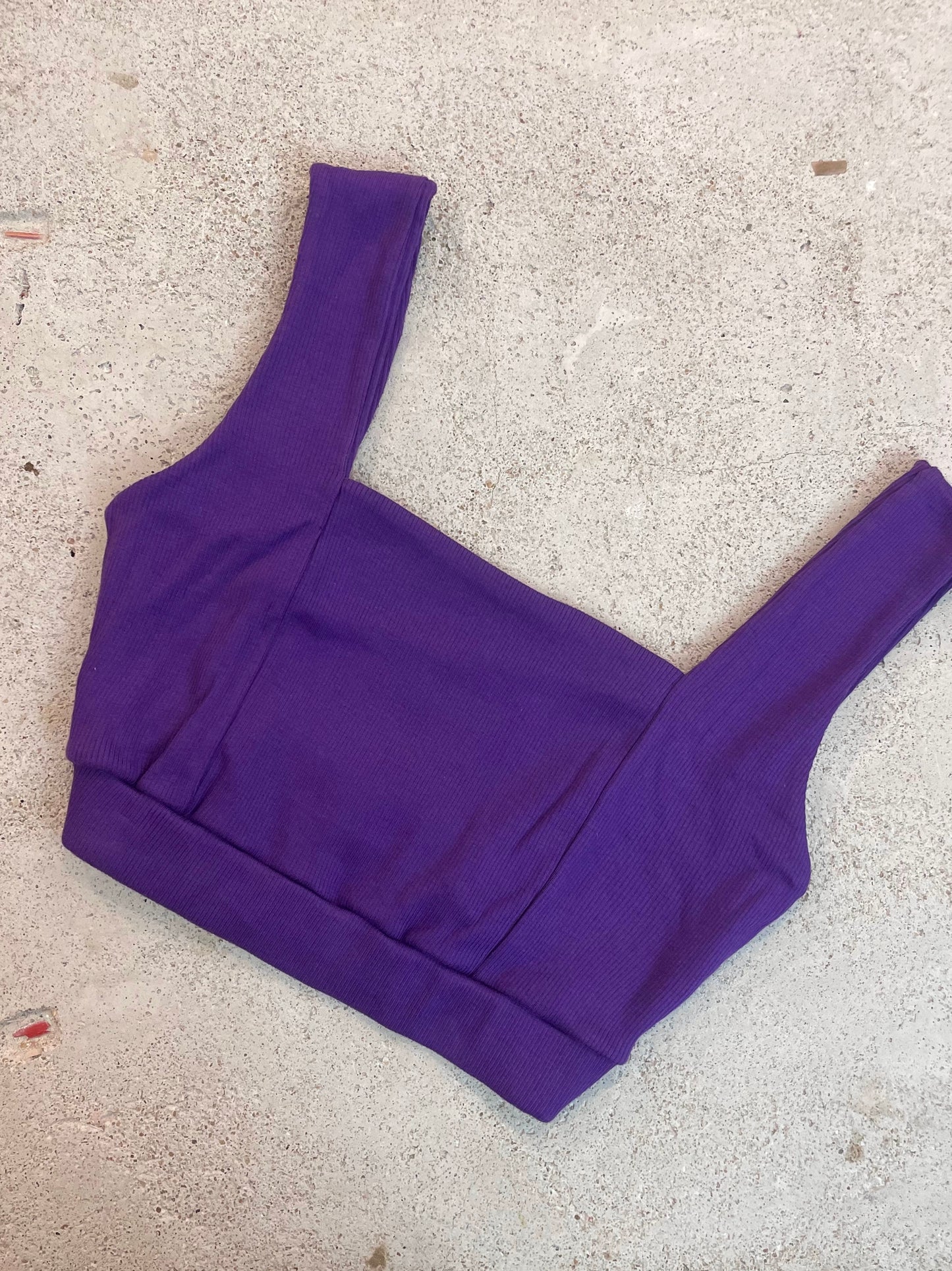 Open Back Top Purple
