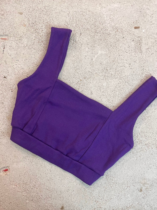 Open Back Top Purple