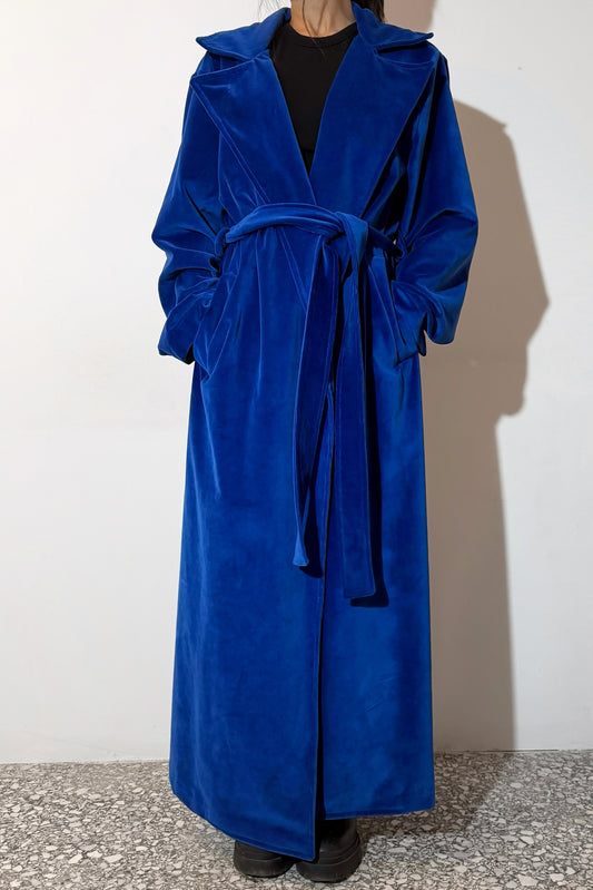 Ultramarine Velvet Coat