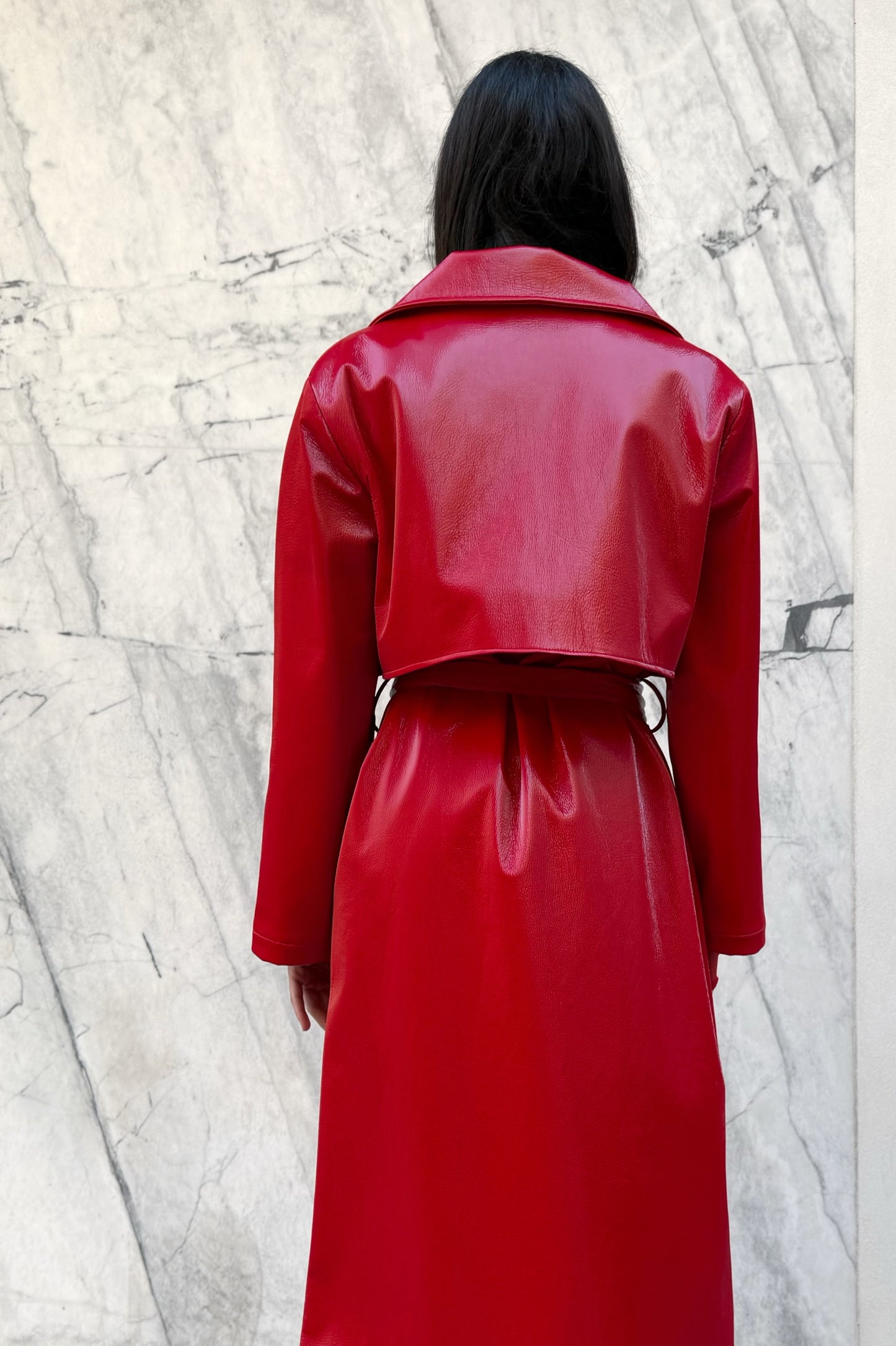 Scarlet Trench Coat