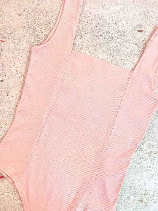 Bodysuit Rib Baby Pink