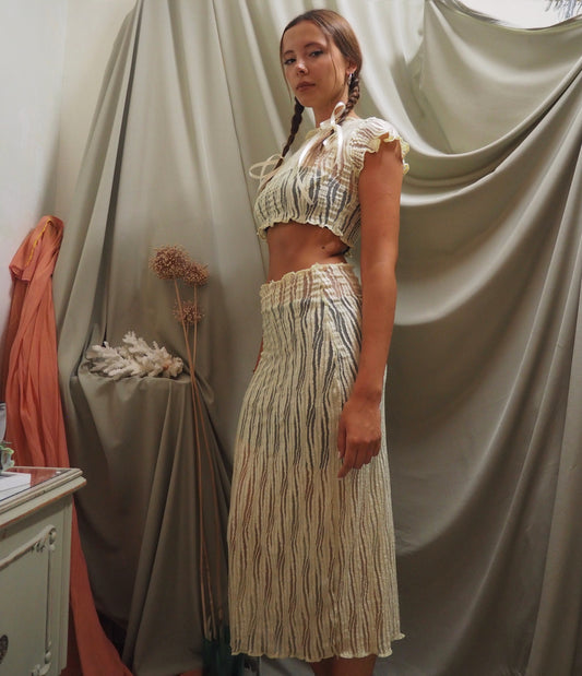 Ivory skirt